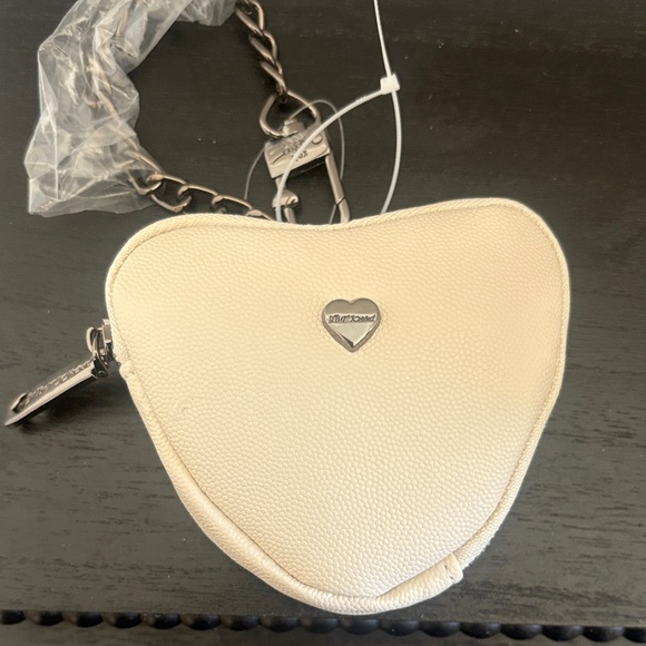 Betsey Johnson Handbags - Betsey Johnson Heart-Shaped Pouch NWOT